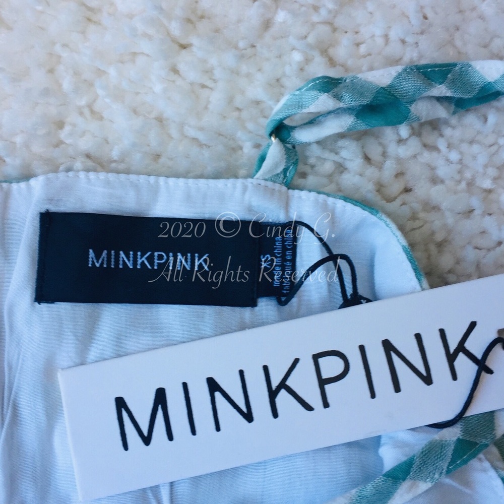 ✨NEW MINKPINK Sage Gingham Dress - Picture 8 of 8